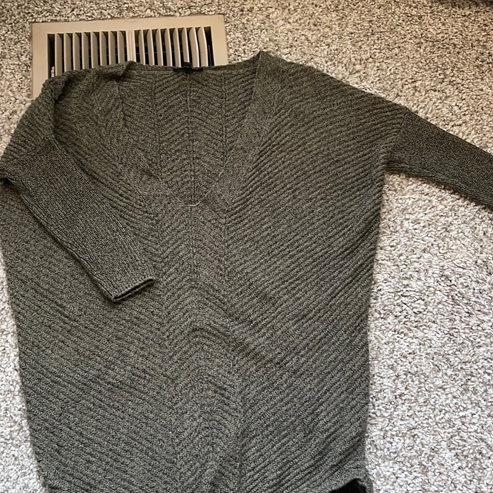 Express dark hunter green sweater